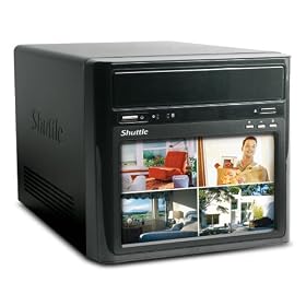 Shuttle Computer D10 7-Inch LCD Touch Panel Intel G31 Chipset Support Intel Core 2 Duo DDR2 Max 4GB 100W Power Supply Barebone System (Black)