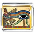 Golden Italian Charm Bracelet Plated Egyptian- Eye Of Horus Photo