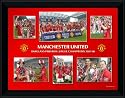 Barclays Premier League Champions 2007/08 Framed Celebration Montage, Manchester United FC