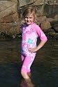 Platypus UV 50+ short sleeve sunshirt milkshake/aloha print
