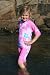 Platypus UV 50+ short sleeve sunshirt milkshake/aloha print