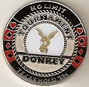 Donkey Tournament Poker Weight Card Guard Cover Chip Coin