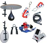 RDX 12 Piece adjustable Speed ball platform set Punch Bag, speedball stand