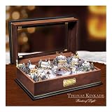 Buy Ardleigh Elliott Thomas Kinkade Holiday Lights Animated Holiday Village Wooden Music Box