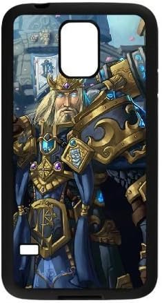samsung_galaxy_s5 phone case Black Uther the Lightbringer World of Warcraft WOW OOR1442362