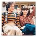 Mork And Mindy Color Box Canvas Print Gallery Wrapped (Robin Williams Pam Dawber)