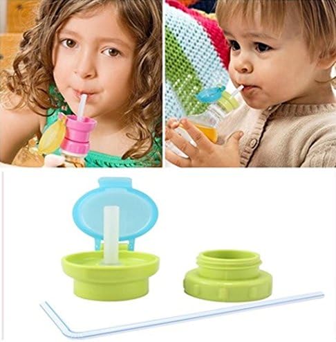 Children's products Straw cover children portable bottled drinks spill Straw covers Anti-choke straw