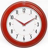 Classic Diner Wall Clock Wall Red
