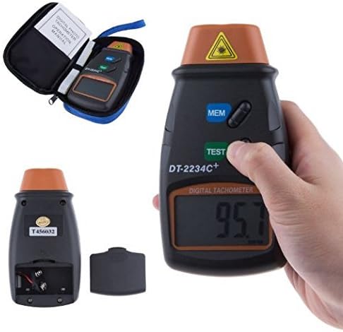 Digital Professional Automatical Switchover Non Contact Laser Photoelectric Photo Type Tachometer with Fast Shipping from US Warehoue