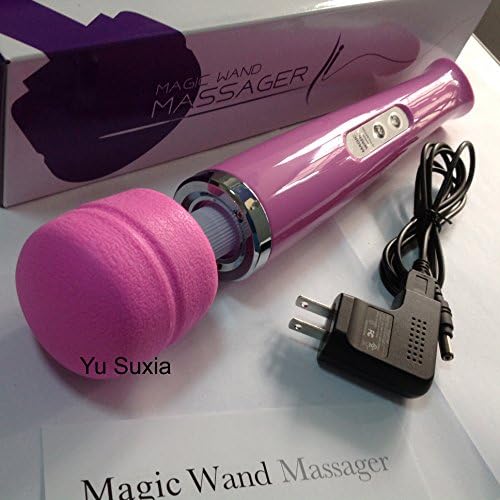 10 Speed USB Rechargeable Magic Wand Massager Full Body Massage Personal Handheld Full Body Massager Pink