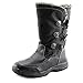 Weatherproof Milo Women Round Toe Synthetic Black Winter Boot