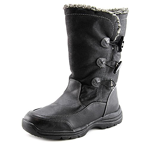 Weatherproof Milo Women Round Toe Synthetic Black Winter Boot