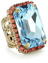 Sorrelli "Tropical" Adjustable Goldtone Ring