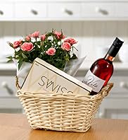 Rosé Wine Hamper Basket