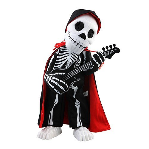 37cm Plastic Music Skeleton Halloween Toy by PSK limited-image
