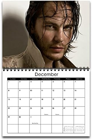 Taylor Kitsch 2016 Wall Calendar 17" x 11"