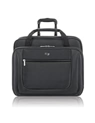 Personal Computer: Solo Classic Rolling Laptop Portfolio Case for Notebook Computers up to 17 inches, Black (PT136-4) - Solo