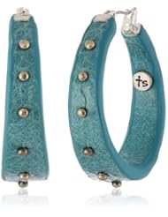 The SAK Medium Stud Click Ocean Hoop Earrings
