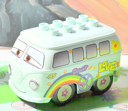 Lego CarsTM Hippie Vw Bus Brand New Never Played With. Van Only, Duplo(No Box in Bag)