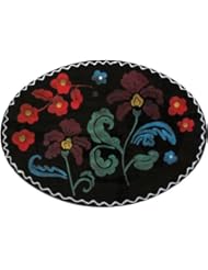 Home: Bella Casa Floral Fusion Oval Platter - 16.5" x 11.5" - Ganz