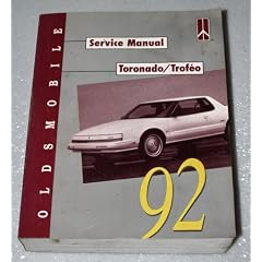 1992 Oldsmobile Toronado, Trofeo Service Manual (Complete Volume)