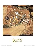 Water Serpents II, c.1907 (detail) Art Poster Print by Gustav Klimt, 10x12