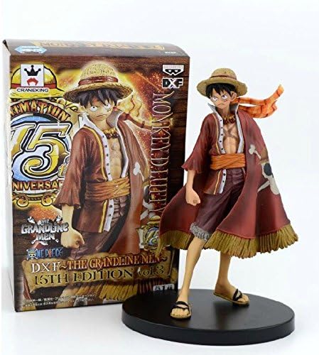 Anime Office Luffy one piece red PVC figurine