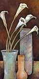 Calla Lily HIGH QUALITY CANVAS Print With Light Added BRUSHSTROKES Diane Knowles 10x20