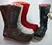 Leder Stiefel Damen Rot Weiß Schwarz Braun Schuh echt Leder Winter Schuhe gefüttert Damenstiefel