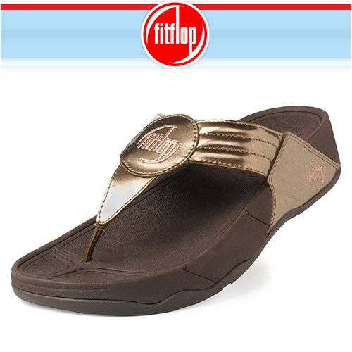 Childrens Toyshop  Apparel : FitFlop WalkStar II Sandals - Bronze - Womens