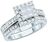 0.50CT-DIA INVISIBLE BRIDAL SET