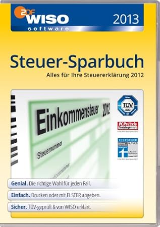 WISO Steuer-Sparbuch 2013 (für Steuerjahr 2012 / Frustfreie Verpackung)