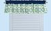 Trend Lab Waverly Solar Flair Window Valance, Blue/Green
