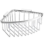 :USE Bath Shower Baskets 10 1 2-Inch Corner Basket, Polished Chrome by :USE