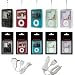 3rd Generation iPod Nano 4gb 8gb Snap-On Crystal Carrying Case with Lanyard - Bundled with 12v Rapid Premium Car Charger and Home Travel Wall AC Adapter Charger - Available in 6 Color Choices (MP3 Player NOT Included)