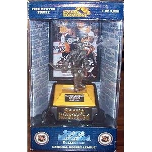 Sports Champions Pewter Figure Mario Lemieux by 