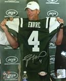 Brett favre holding New York Jets Jersey 8x10