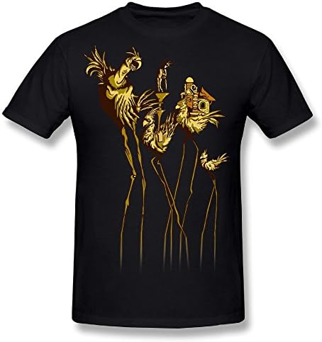 Yaoukeji Men Dali Chocobos T-shirt XL Black