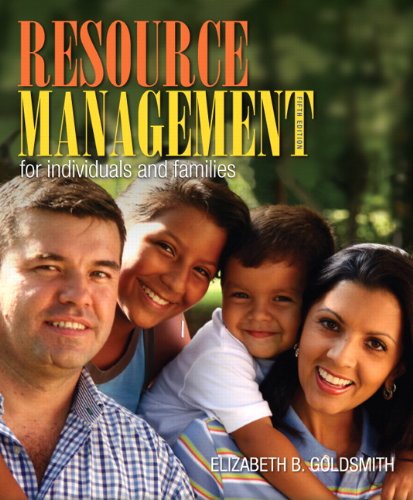 Resource Management for Individuals and Families 5th Edition132956861