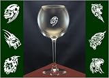 Predators 2 - Etched, Themed, 20 Oz., Balloon Wine Glasses