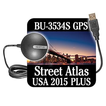 DeLorme US Software BU-353S4 with Street Atlas USA 2015 Plus