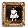 Gold Magnet Frame for Personal Photographs (2-3/4" x 2-1/2") - comes with pop-out easel