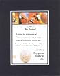 Touching and Heartfelt Poem for Brothers - For My Brother Poem on 11 x 14 inches Double Beveled Matting