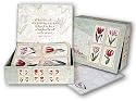 17th Century Tulipa Studies - Box Set of 20 Assorted Greeting Cards and Patterned Envelopes