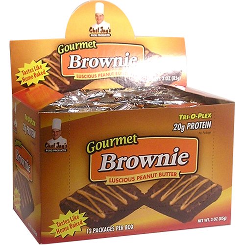 Chef Jay's Peanut Butter Brownie 85gm, Boxes by Chef Jay's