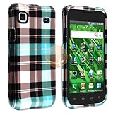 Snap-on Case for Samsung Vibrant SGH-T959, Blue Checker