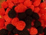 Candy, Gummi Raspberries, 5 Lb. Bag, Haribo
