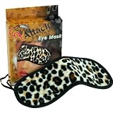 Schlafmaske Leo - Samt mit Leoparden-Muster