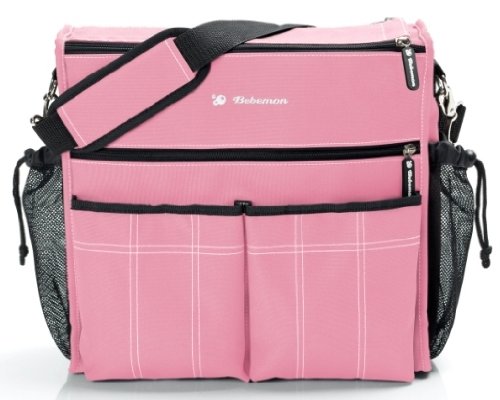 Imagen 2 de Bebemon BB020 - Bolso para pañales y cambiador Urban XL pink candy