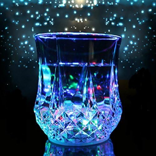 SIDECAR Colorful Flashing Water Sensor LED Pineapple Cup for Bar Club Party